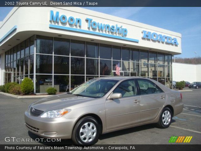 2002 Toyota Camry LE in Desert Sand Mica