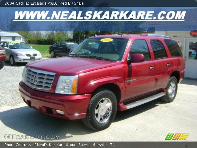 2004 Cadillac Escalade AWD in Red E