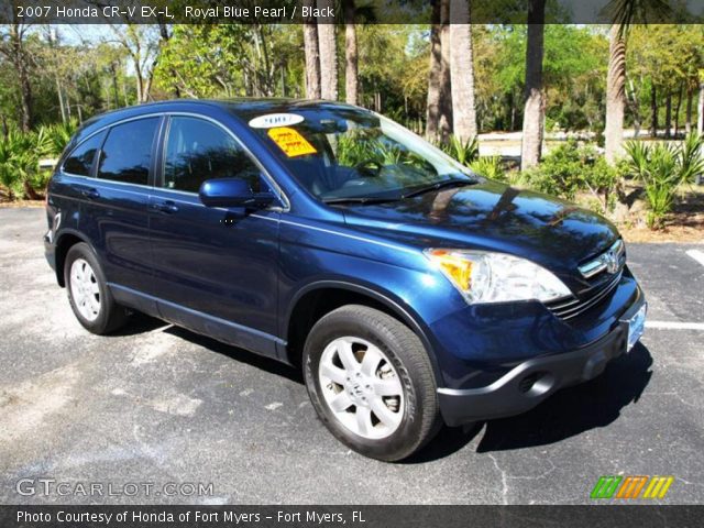 2007 Honda CR-V EX-L in Royal Blue Pearl