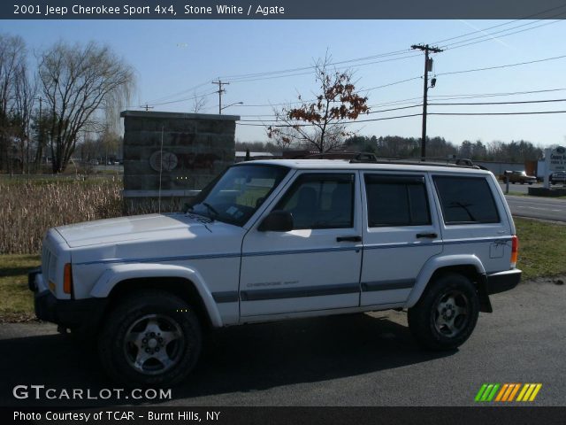 2001 Jeep Cherokee Sport 4x4 in Stone White