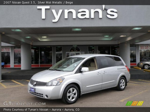 2007 Nissan Quest 3.5 in Silver Mist Metallic