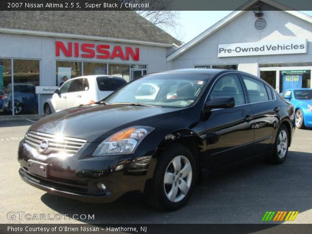 2007 Nissan Altima 2.5 S in Super Black
