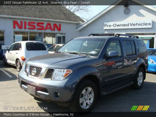 2005 Nissan Pathfinder LE 4x4 in Silverton Blue Pearl