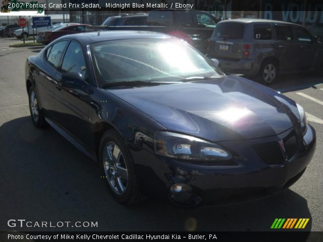 2007 Pontiac Grand Prix Sedan in Midnight Blue Metallic