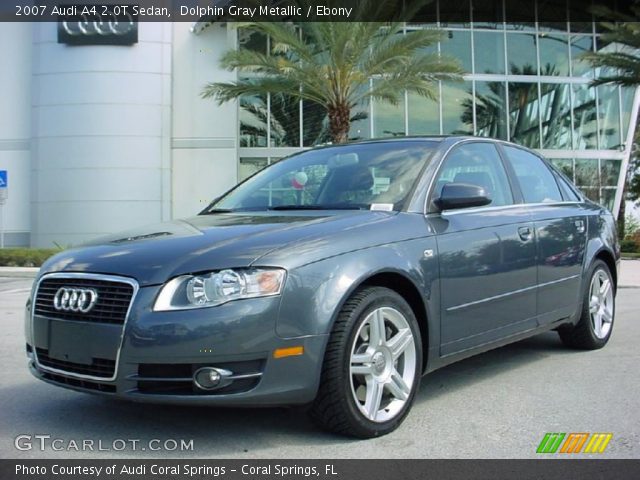 2007 Audi A4 2.0T Sedan in Dolphin Gray Metallic