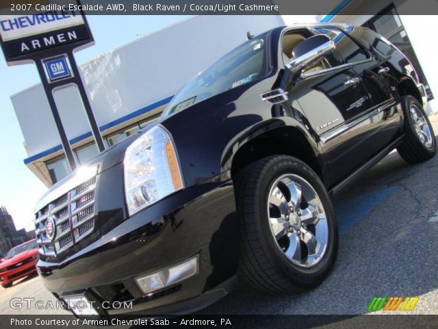 2007 Cadillac Escalade AWD in Black Raven