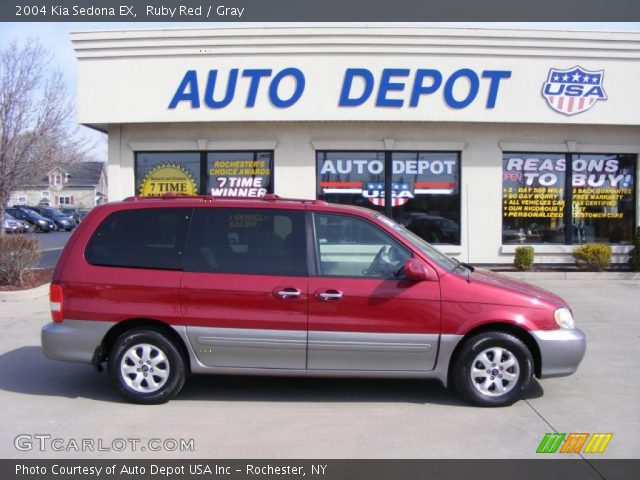 2004 Kia Sedona EX in Ruby Red
