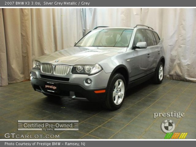 2007 BMW X3 3.0si in Silver Grey Metallic