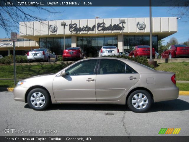 2002 Toyota Camry LE in Desert Sand Mica