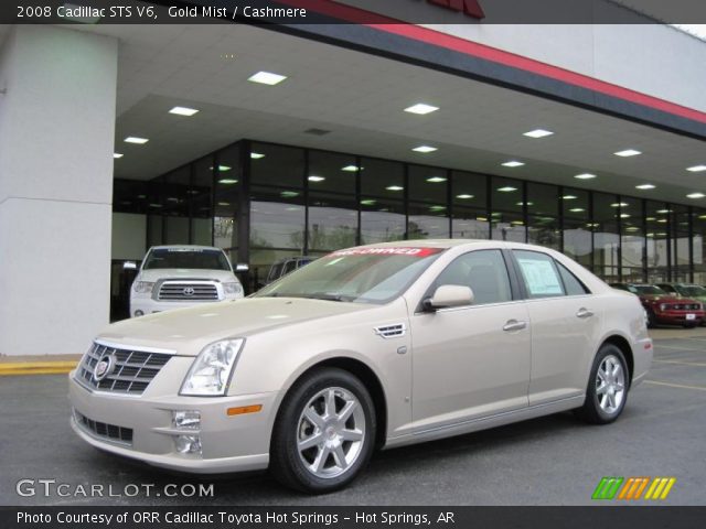 2008 Cadillac STS V6 in Gold Mist