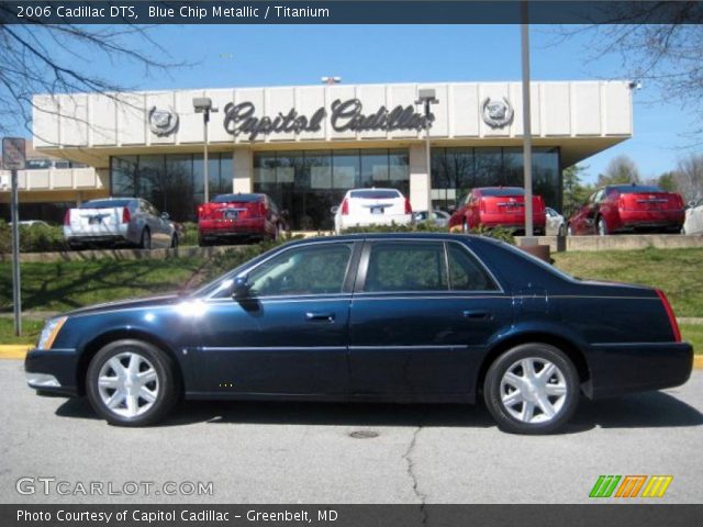 2006 Cadillac DTS  in Blue Chip Metallic
