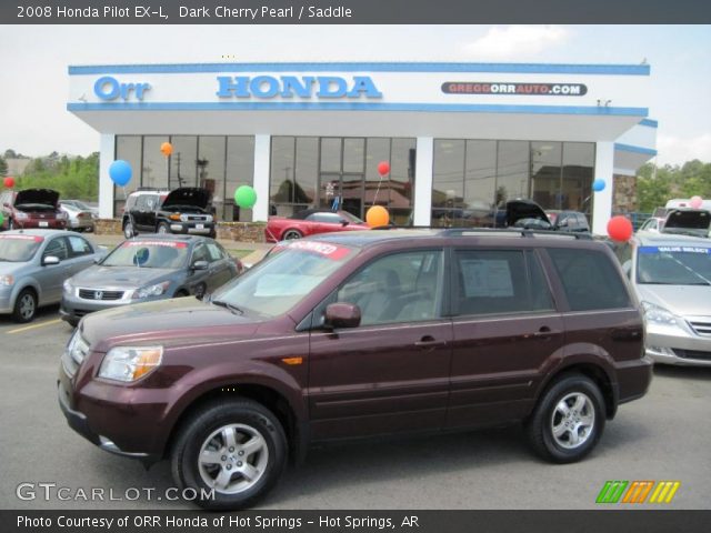2008 Honda Pilot EX-L in Dark Cherry Pearl