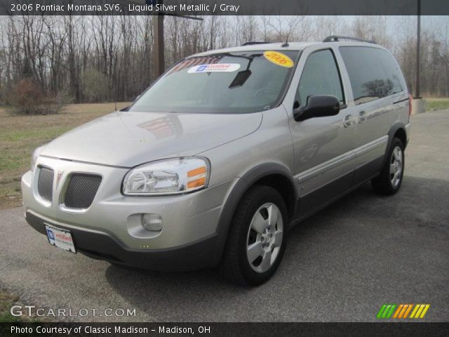 2006 Pontiac Montana SV6 in Liquid Silver Metallic