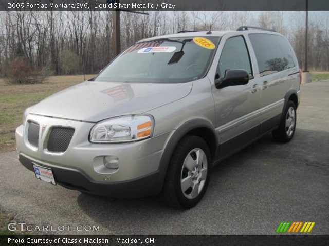 2006 Pontiac Montana SV6 in Liquid Silver Metallic