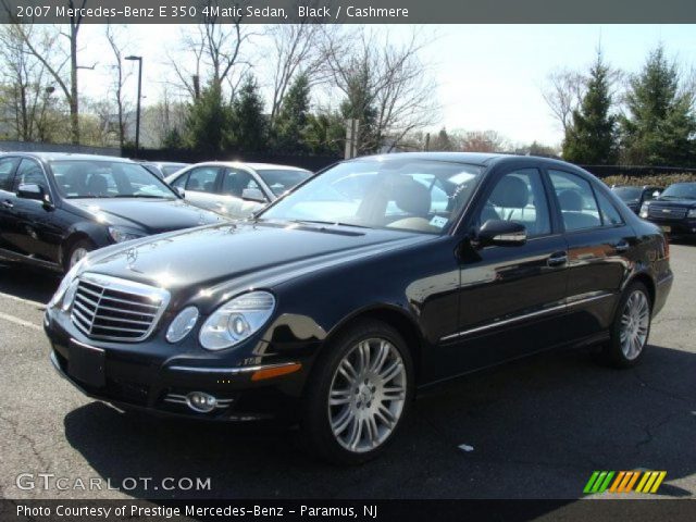 2007 Mercedes-Benz E 350 4Matic Sedan in Black