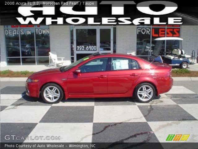 2008 Acura TL 3.2 in Moroccan Red Pearl