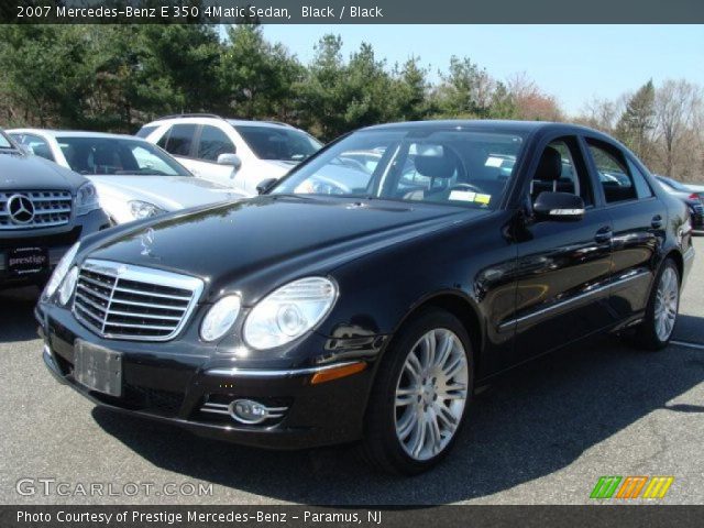 2007 Mercedes-Benz E 350 4Matic Sedan in Black