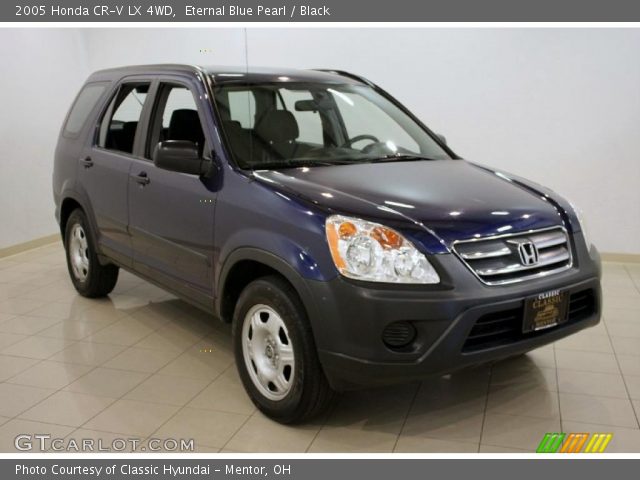 2005 Honda CR-V LX 4WD in Eternal Blue Pearl