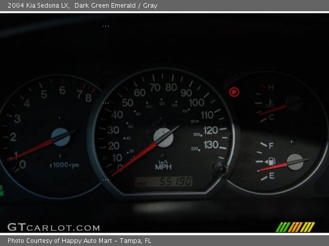 2004 Kia Sedona LX in Dark Green Emerald