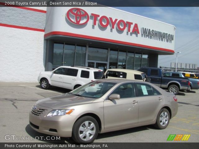 2008 Toyota Camry LE in Desert Sand Mica