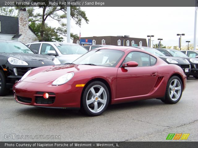2008 Porsche Cayman  in Ruby Red Metallic