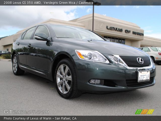 2008 Lexus GS 350 AWD in Verdegris Green Mica