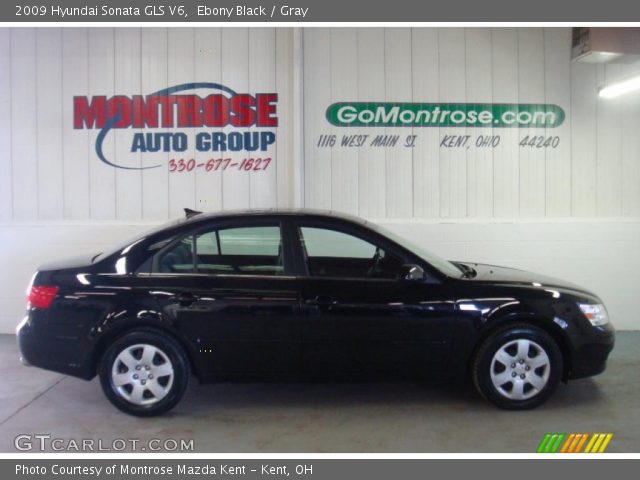 2009 Hyundai Sonata GLS V6 in Ebony Black