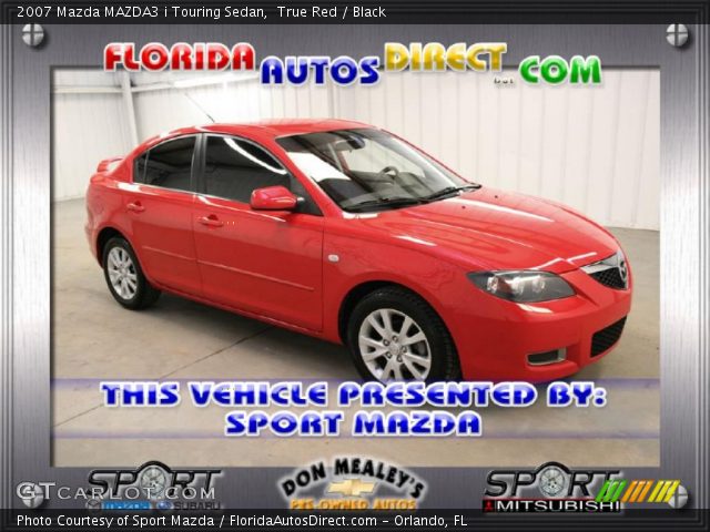 2007 Mazda MAZDA3 i Touring Sedan in True Red