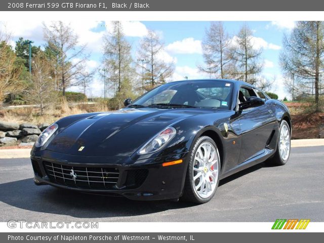 2008 Ferrari 599 GTB Fiorano F1 in Black