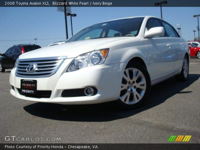 2008 Toyota Avalon XLS in Blizzard White Pearl
