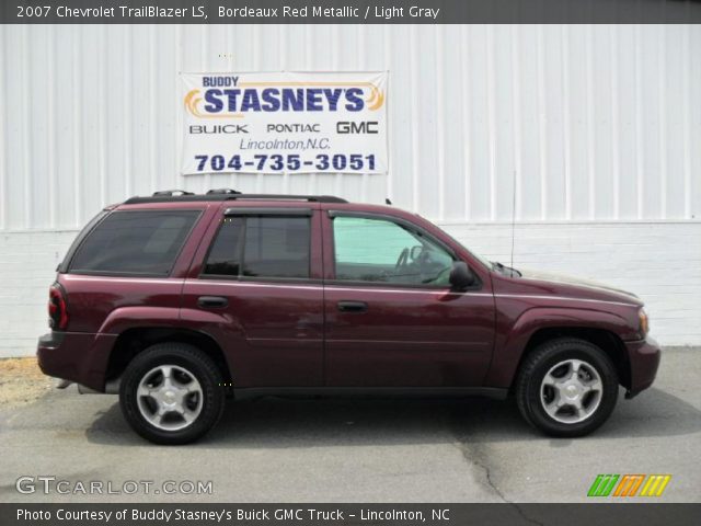2007 Chevrolet TrailBlazer LS in Bordeaux Red Metallic