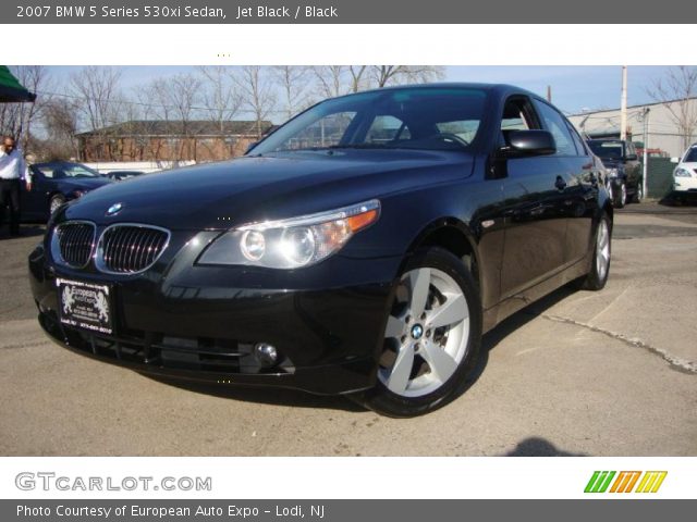 2007 BMW 5 Series 530xi Sedan in Jet Black