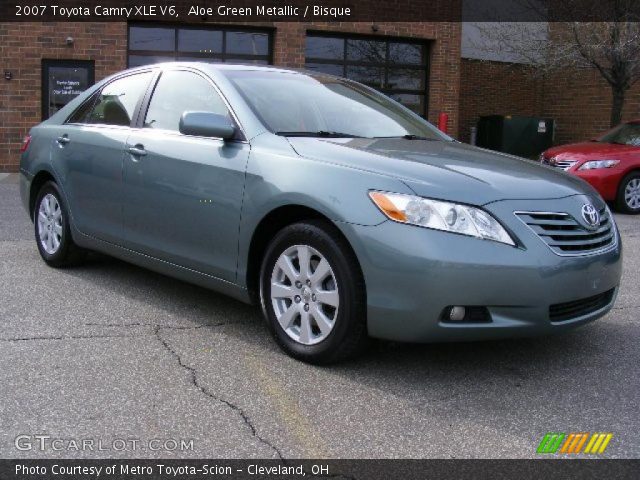 2007 Toyota Camry XLE V6 in Aloe Green Metallic