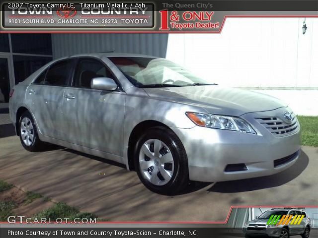 2007 Toyota Camry LE in Titanium Metallic