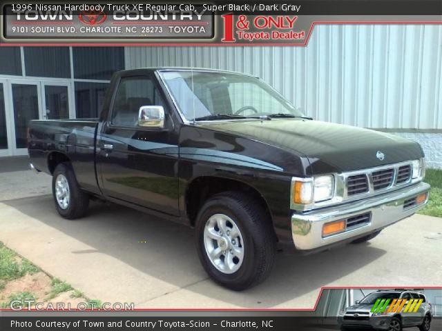 1996 Nissan Hardbody Truck XE Regular Cab in Super Black