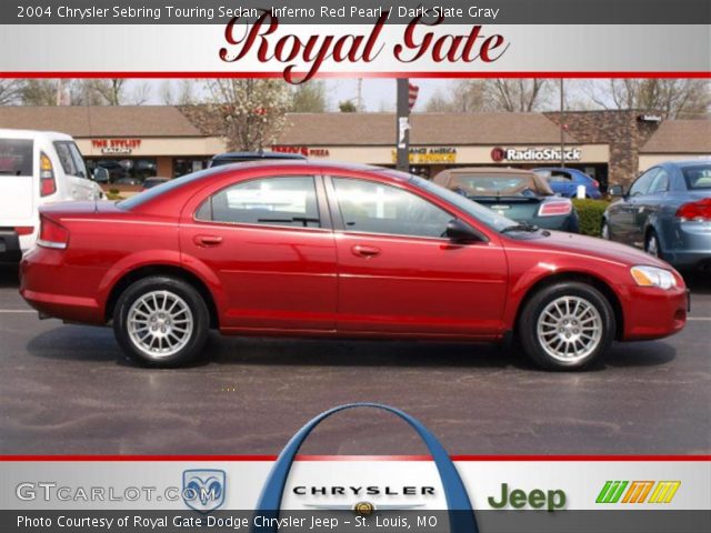 2004 Chrysler Sebring Touring Sedan in Inferno Red Pearl