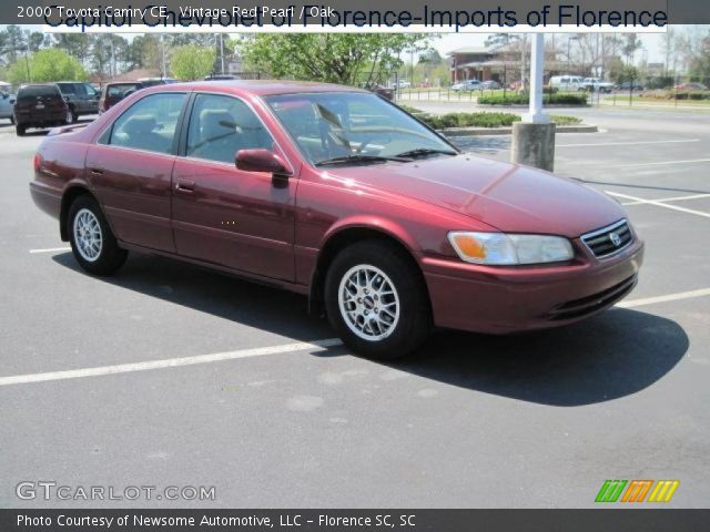 2000 Toyota Camry CE in Vintage Red Pearl