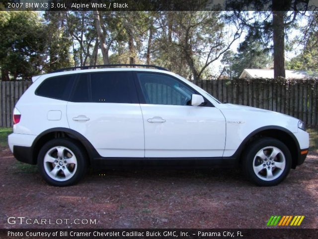 2007 BMW X3 3.0si in Alpine White