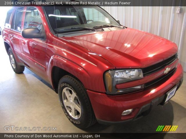 2004 Chevrolet TrailBlazer LS 4x4 in Medium Red Metallic