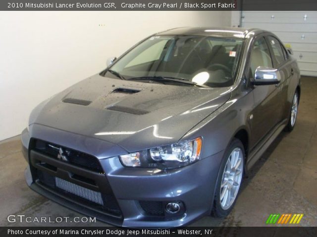 2010 Mitsubishi Lancer Evolution GSR in Graphite Gray Pearl