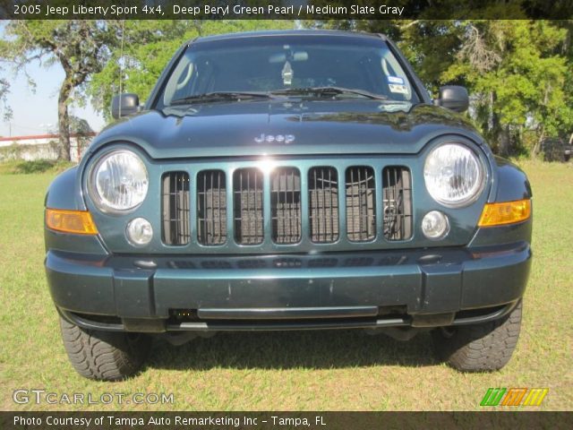 2005 Jeep Liberty Sport 4x4 in Deep Beryl Green Pearl