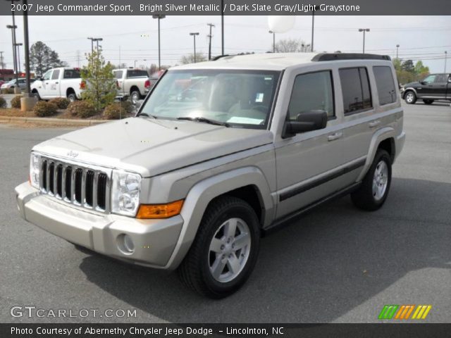 2007 Jeep Commander Sport in Bright Silver Metallic