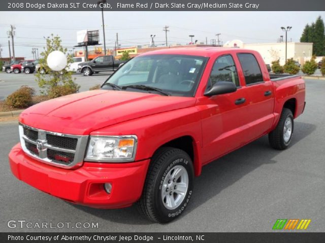 2008 Dodge Dakota SLT Crew Cab in Flame Red