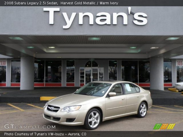 2008 Subaru Legacy 2.5i Sedan in Harvest Gold Metallic