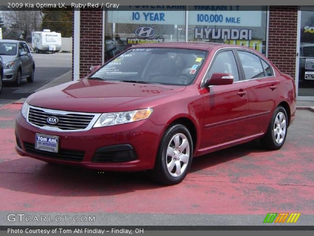 2009 Kia Optima LX in Ruby Red