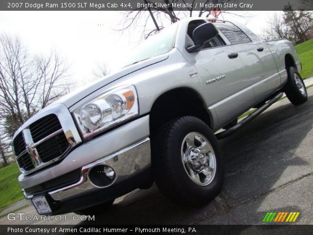 2007 Dodge Ram 1500 SLT Mega Cab 4x4 in Bright Silver Metallic