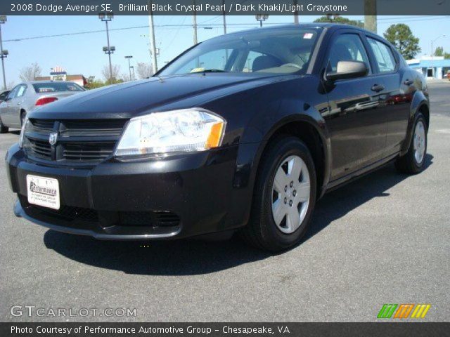 2008 Dodge Avenger SE in Brilliant Black Crystal Pearl