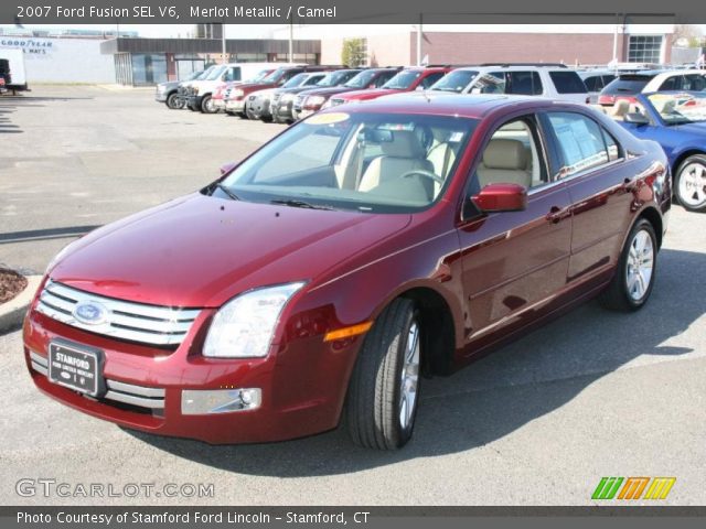 2007 Ford Fusion SEL V6 in Merlot Metallic