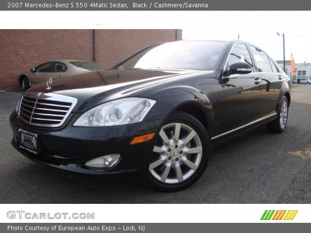 2007 Mercedes-Benz S 550 4Matic Sedan in Black
