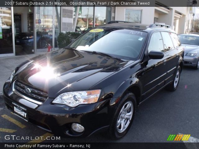 2007 Subaru Outback 2.5i Wagon in Obsidian Black Pearl